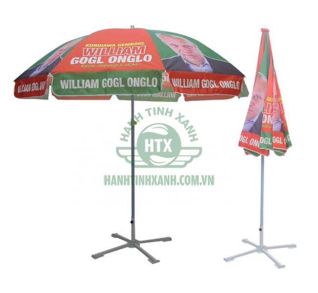 Mẫu ô dù ngoài trời hỗ trợ quảng cáo thương hiệu