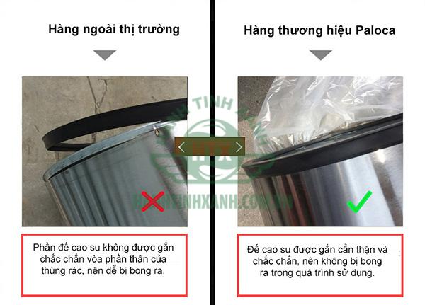 Đánh giá chất lượng của thùng rác inox ngoài thị trường