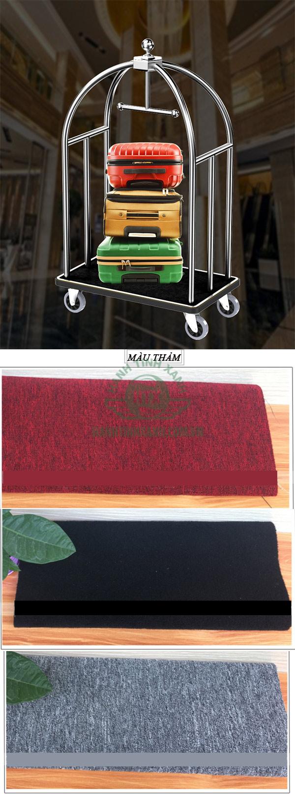 Bạn có thể lựa chọn các tông màu thảm nhung trải sàn để đồ