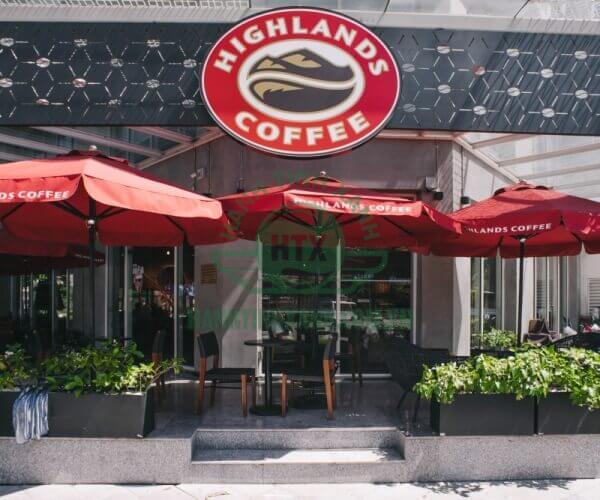 Ô chính tâm tại quán cà phê Highlands coffee