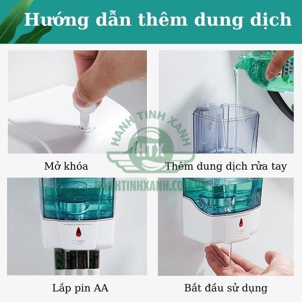 Bình đựng nước rửa tay cảm ứng
