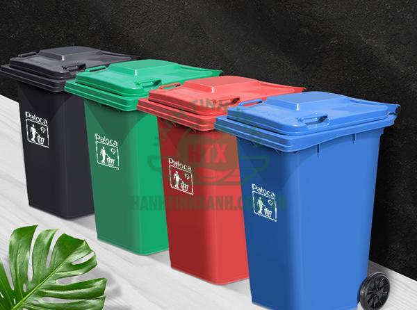Mua thùng rác nhựa 240 lít thương hiệu Paloca giảm giá 50%