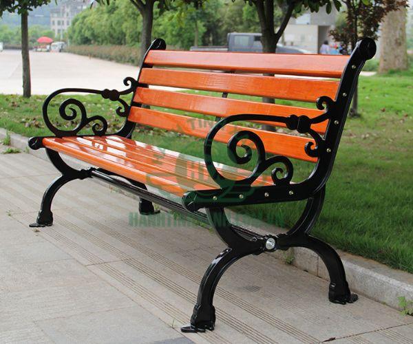 Ghế công viên đơn giản, họa tiết tinh tế cho các không gian công cộng