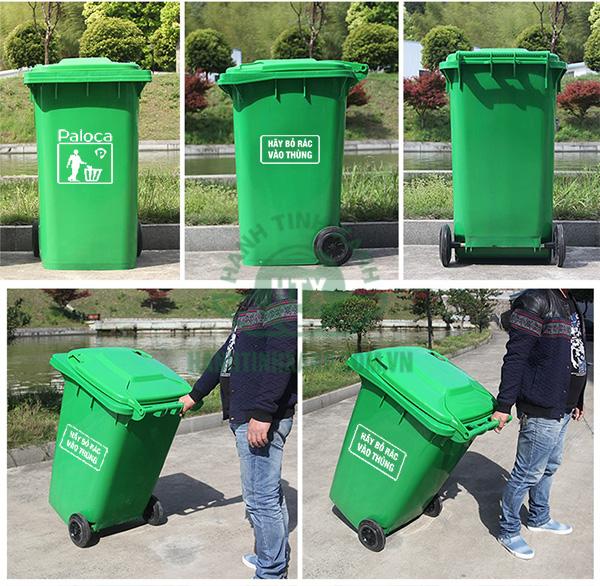 Vì sao thùng rác công cộng thường có màu xanh