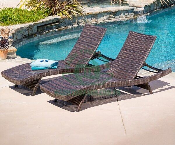 Ghế bể bơi mây nhựa - lựa chọn hoàn hảo cho không gian hồ bơi khách sạn, resort, khu nghỉ dưỡng