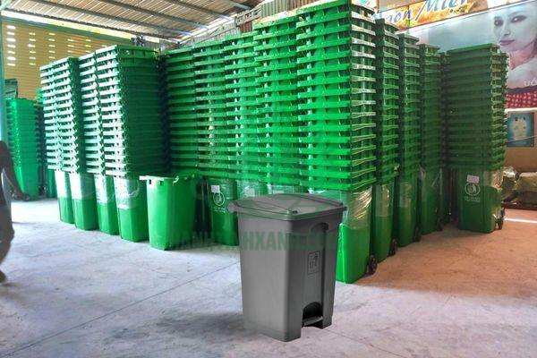 Tổng kho cung cấp thùng rác nhựa chất lượng, giá rẻ
