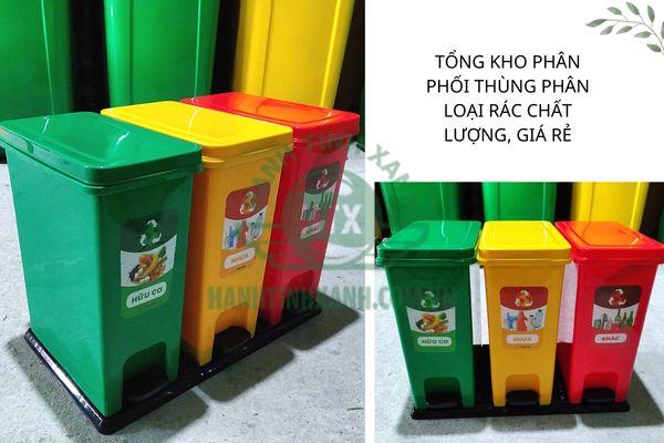 Tổng kho cung cấp thùng rác giá rẻ, chất lượng và uy tín Hành Tinh Xanh