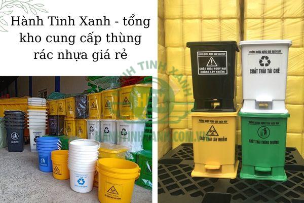 Tổng kho Hành Tinh Xanh cung cấp thùng rác giá rẻ, chất lượng nhất hiện nay