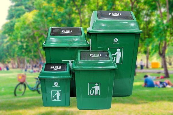 Thủng rác nhựa công viên có đa dạng dung tích để bạn lựa chọn