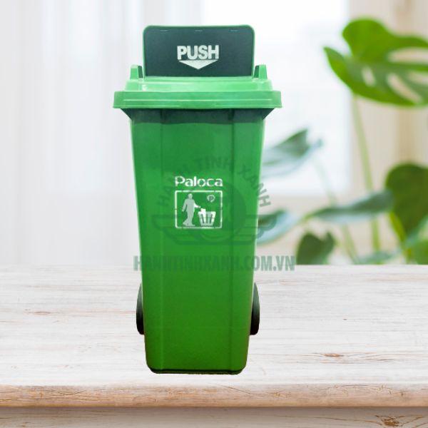 Mẫu thùng rác nhựa HDPE dung tích 120 lít