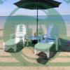 Mẫu ghế tắm nắng bãi biển chất liệu nhựa PP