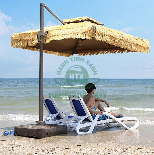 Ghế tắm nắng bãi biển làm từ nhựa 