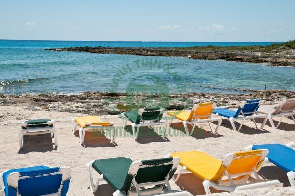 Ghế nhựa tắm nắng bãi biển cũng nhiều màu sắc phong phú