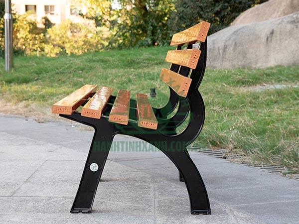 ghế công viên gỗ nhựa composite chính hãng