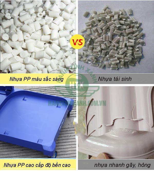 Sự khác biệt của nhựa chất lượng và kém chất lượng