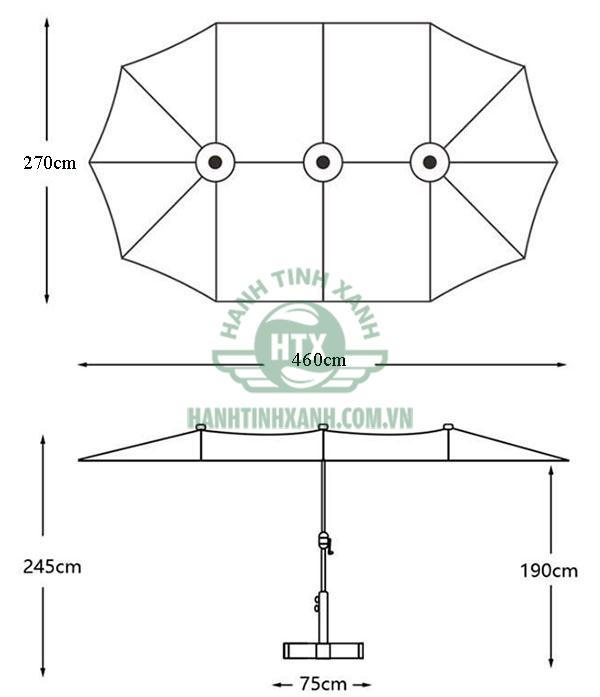 Tự lên ý tưởng thiết kế cho ô dù che nắng của bạn