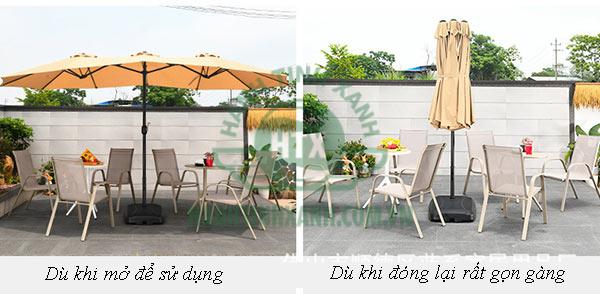 Dù đóng mở linh hoạt