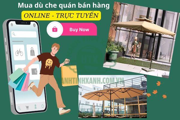 Xu hướng mua sắm ô dù bán hàng trực tuyến