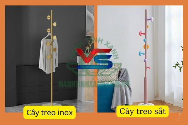 Bạn sẽ mua loại cây treo quần áo sắt hay inox