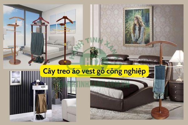 Mẫu mã giá treo đồ vest gỗ công nghiệp phong phú