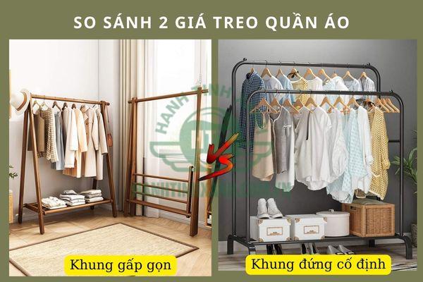 Sự khác biệt về thiết kế của 2 loại giá treo