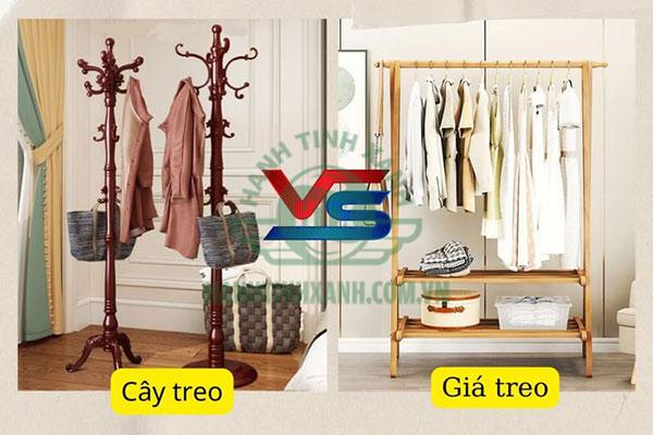 Kiểu dáng thiết kế của cây treo và giá treo quần áo