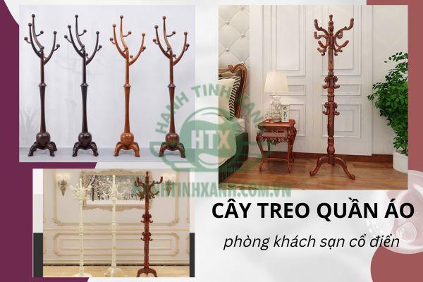 Cây treo quần áo cho phòng khách sạn cổ điển