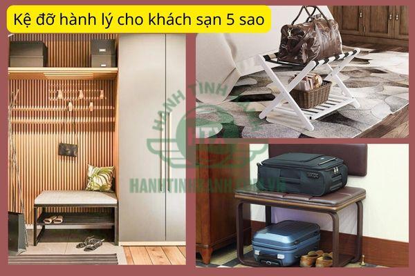 Giới thiệu mẫu kệ đỡ hành lý cho khách sạn 5 sao nên dùng