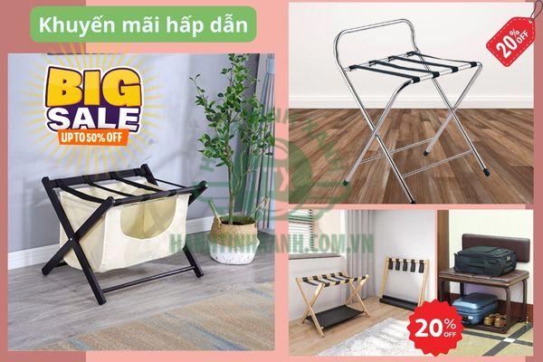 Mua giá để hành lý tại Hành Tinh Xanh có khuyến mãi tốt