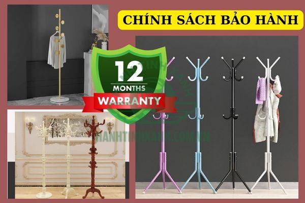 Cây treo quần áo chính hãng thường có chế độ bảo hành 1 năm