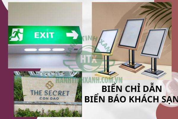 Các loại biển thông tin, chỉ dẫn nhà hàng, khách sạn là rất quan trọng