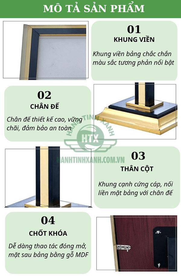 Tìm hiểu kỹ càng về thông tin các bộ phận bảng menu