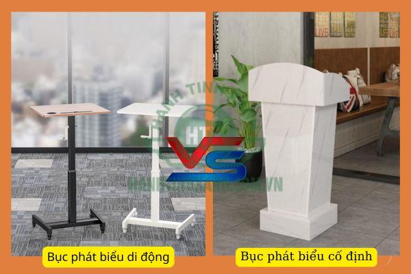 bục đứng phát biểu cố định hay di động, bạn chọn loại nào?