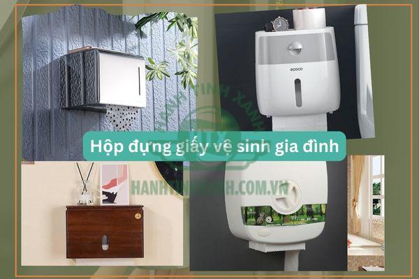 Mua hộp đựng giấy vệ sinh phòng tắm gia đình có giá thành phù hợp