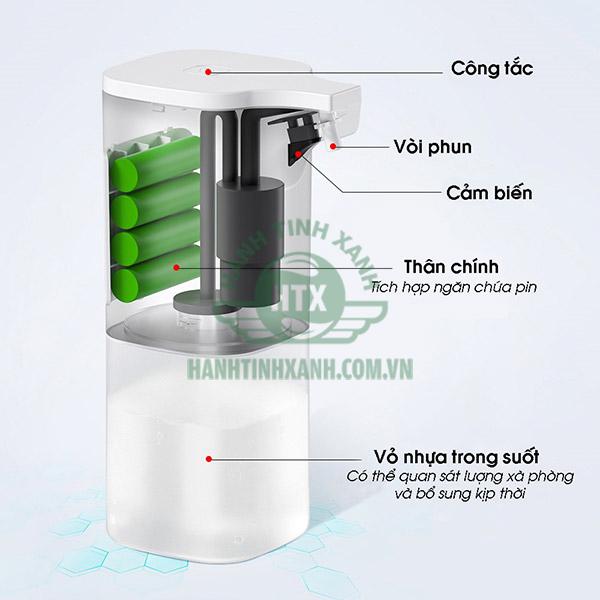 Bình đựng nước rửa tay hàng Việt - mẫu cảm ứng xịn