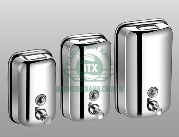 bình đựng nước rửa tay chất liệu inox hay thủy tinh