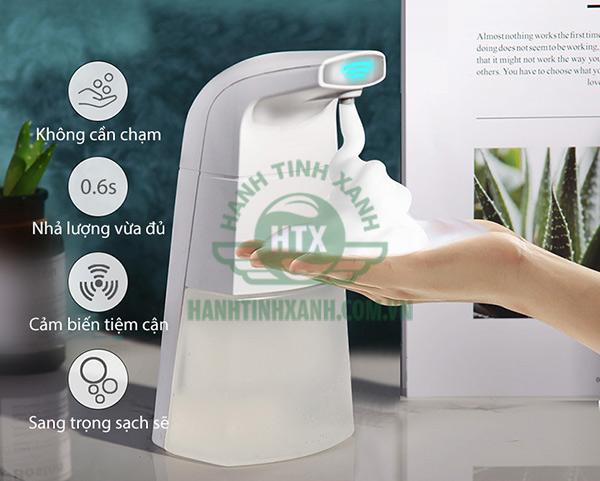 Bình cảm ứng ngăn ngừa tiếp xúc từ tay nên vệ sinh hơn