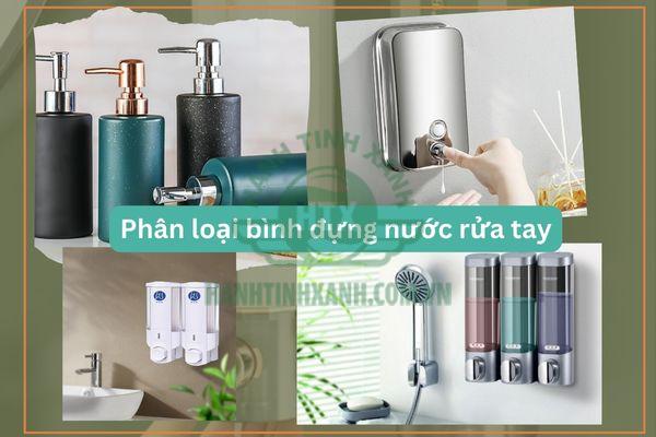 Học cách phân loại bình để nước rửa tay