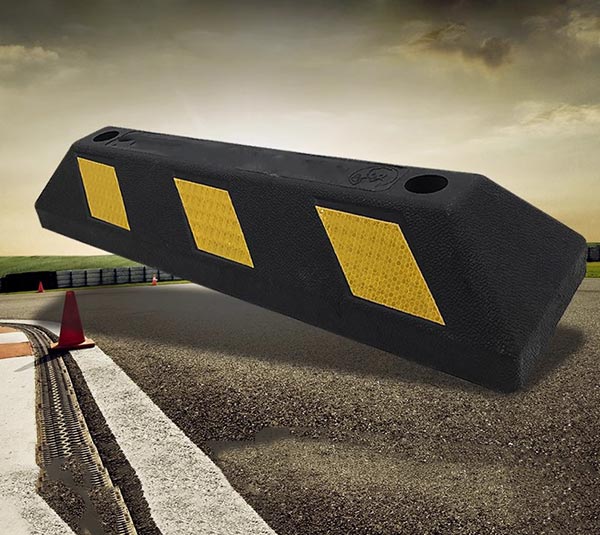 Thanh gờ cao su chặn bánh xe ô tô