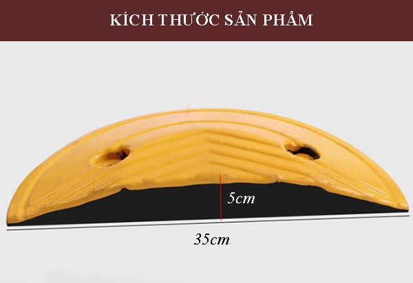 Kích thước đầu gờ giảm tốc độ