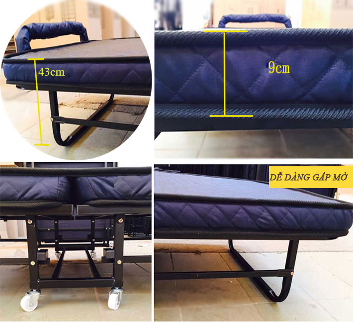 Thiết kế chắc chắn của mẫu giường phụ