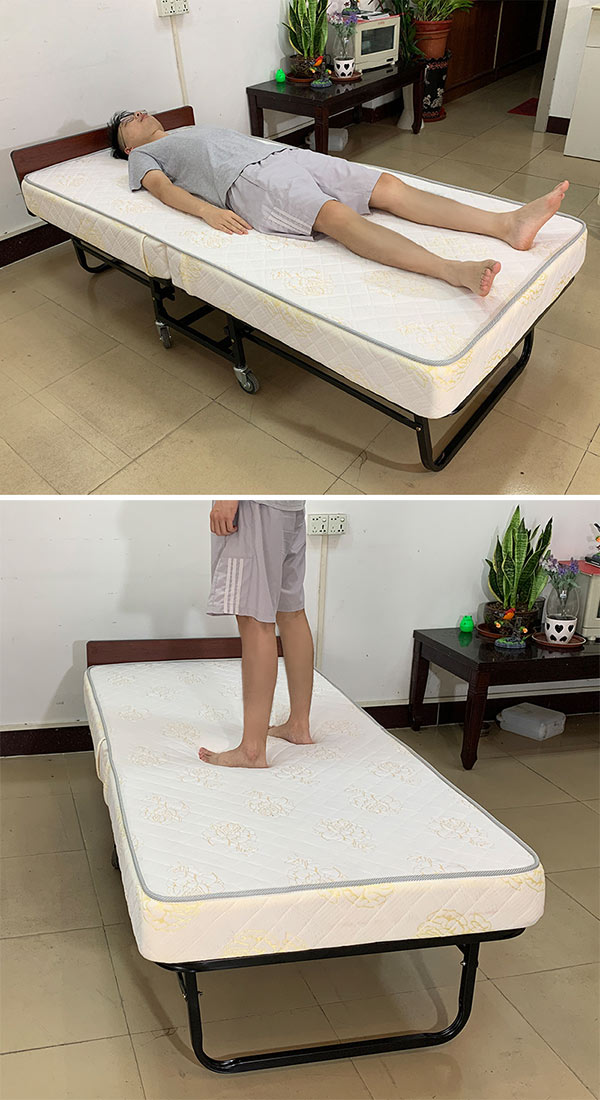 Nệm dày 6cm mang lại cảm giác êm ái khi dùng