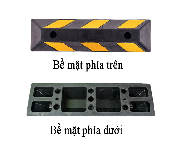 Thiết bị gờ chắn bánh xe ô tô bằng cao su