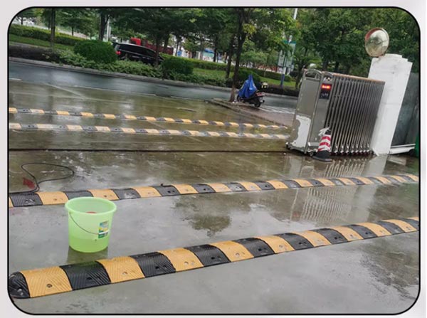 Lắp đặt gờ giảm tốc để đảm bảo an toàn