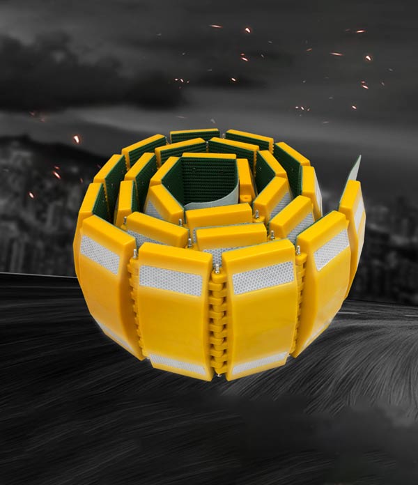 Gờ giảm tốc độ cao su kết hợp nhựa loại di động