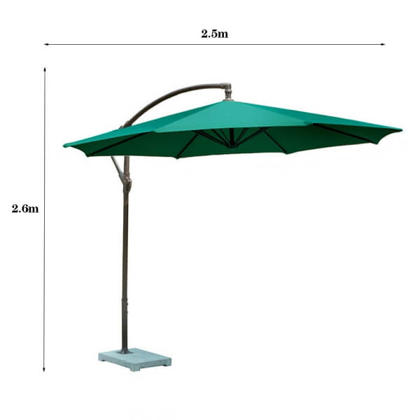 Kích thước mẫu ô lệch tâm tròn 2.5m