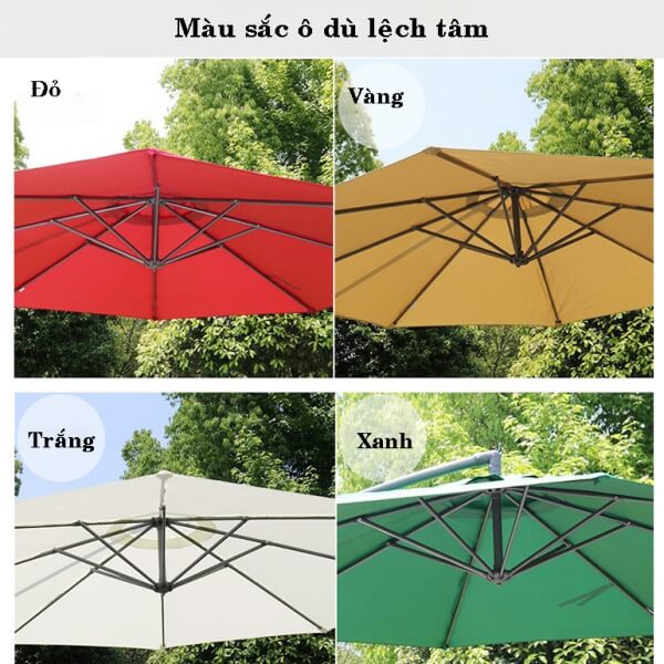 Ô lệch tâm tròn đa dạng về màu sắc