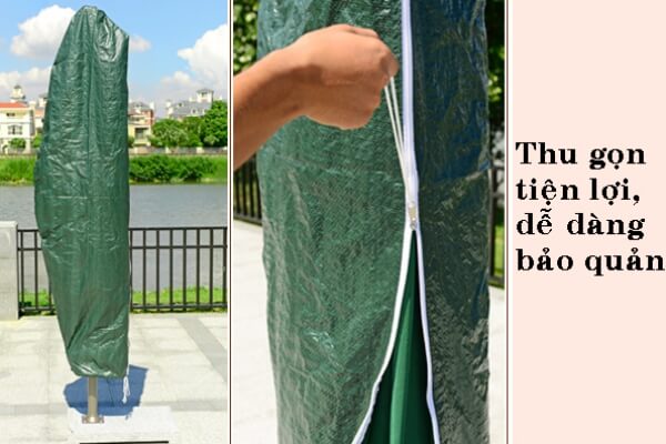 Ô lệch tâm gấp gọn tiện lợi