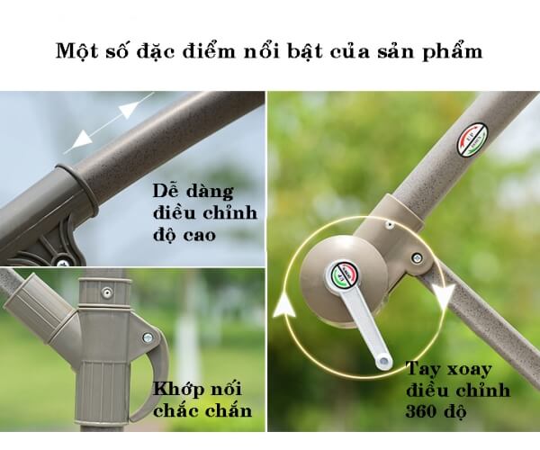 Một số đặc điểm nổi trội của dù lệch tâm