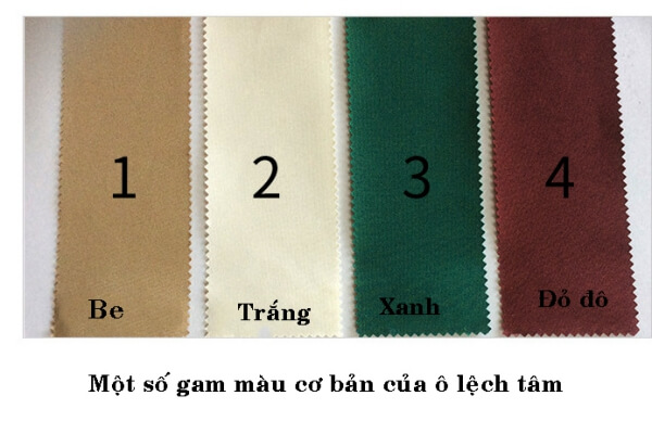 Sản phẩm đa dạng về màu sắc